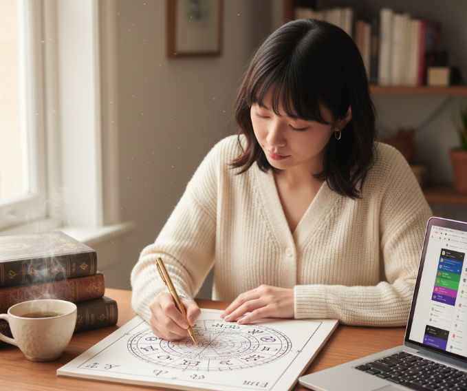 西洋占星術士は独学でなれる！プロを目指す勉強法から仕事まで