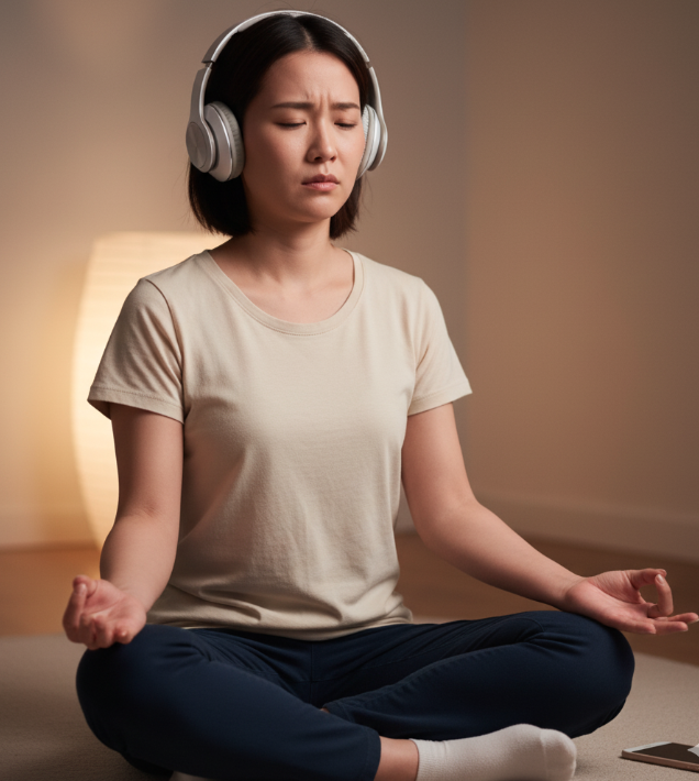 瞑想は音楽聴きながらで効果UP？やり方と注意点を解説