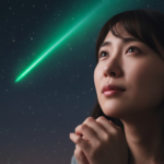 緑色の流れ星のスピリチュアルな意味｜幸運のサイン？