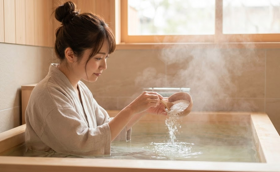 塩風呂のスピリチュアルな効果とやり方を徹底解説！邪気払いで運気を劇的に変える方法